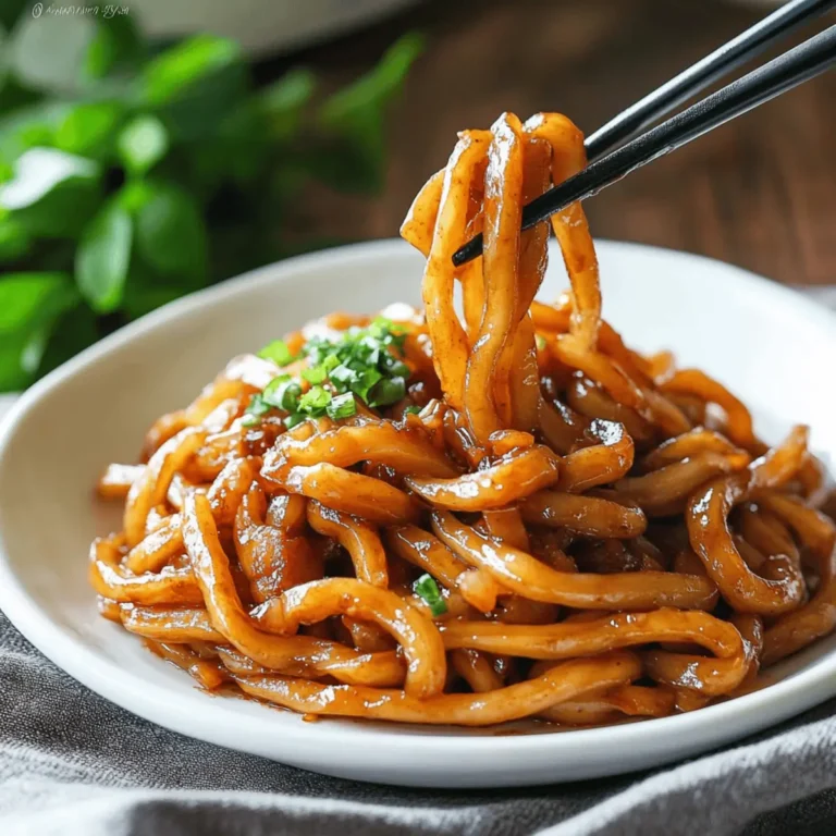 Easy 15-Minute Yaki Udon