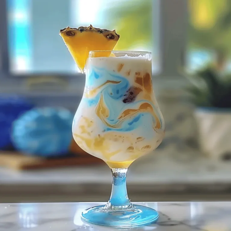 Ocean Love Colada – A Beachside Escape in a Glass