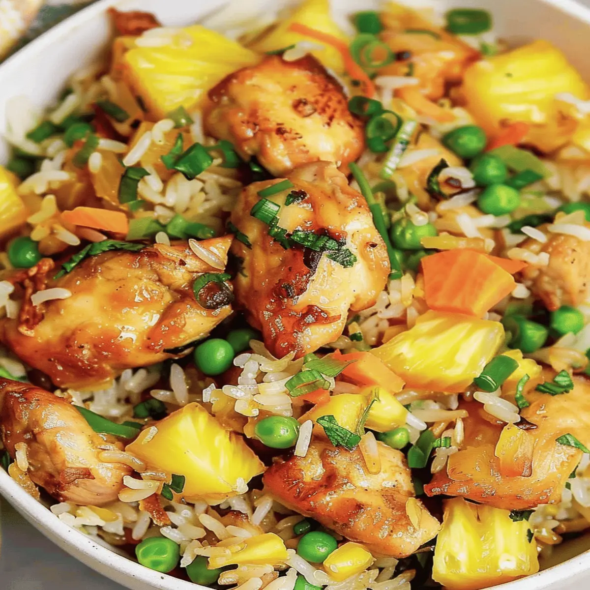 Quick Easy Chicken Pineapple Fried