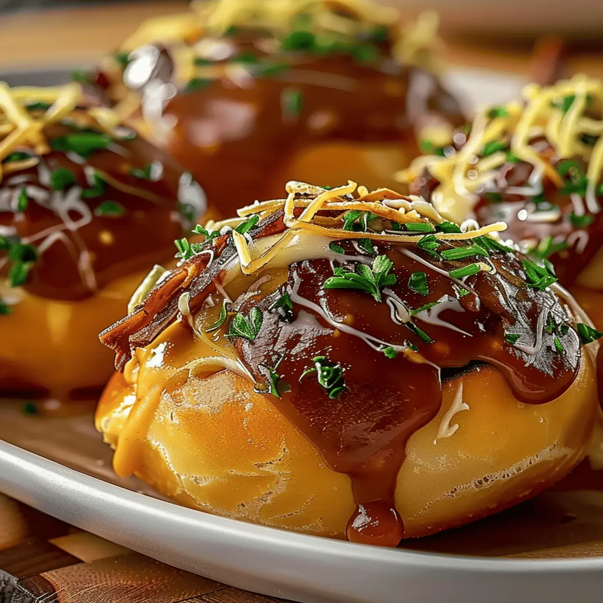 Smoked Brisket & Beer Cheese Pretzel Bombs