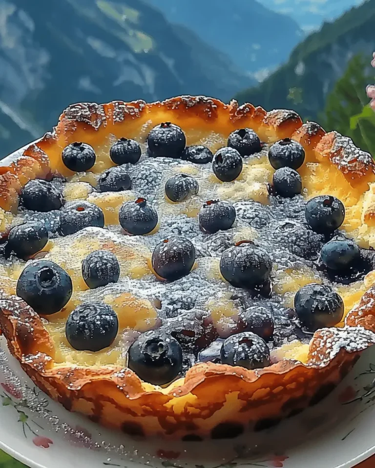 Blueberry Lemon Dutch Baby