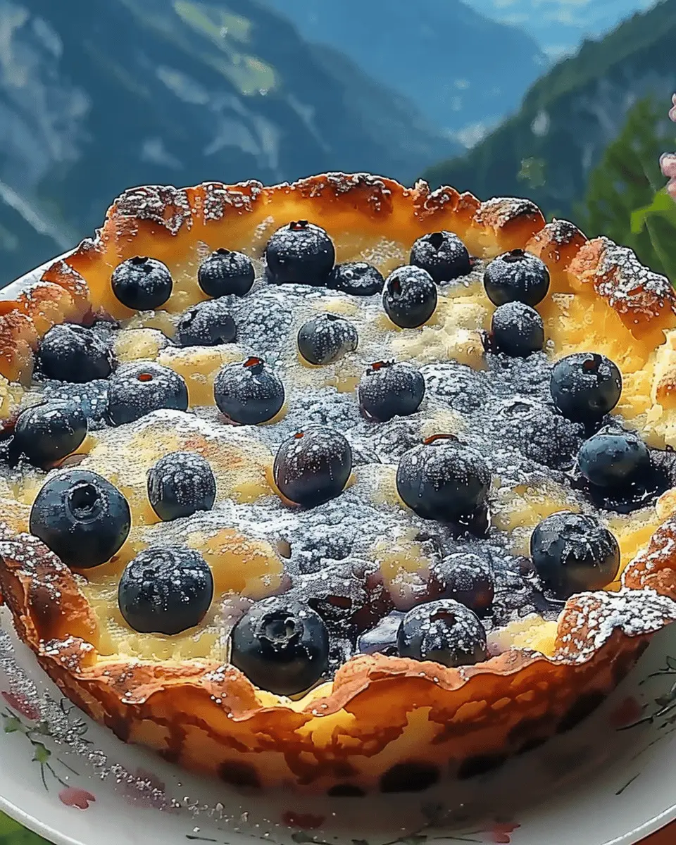 Blueberry Lemon Dutch Baby