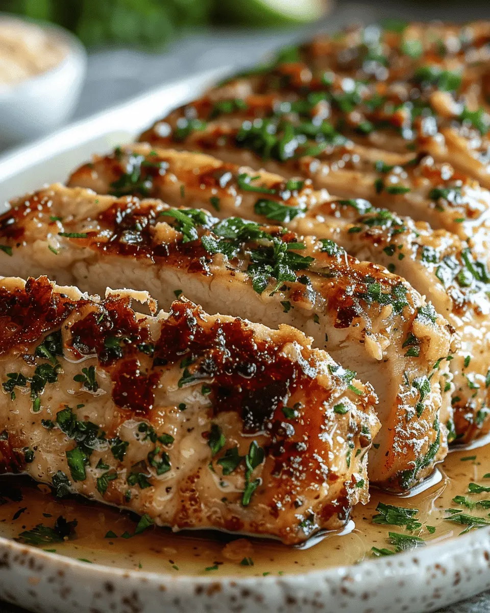 Melt-in-Your-Mouth Garlic Parmesan Chicken