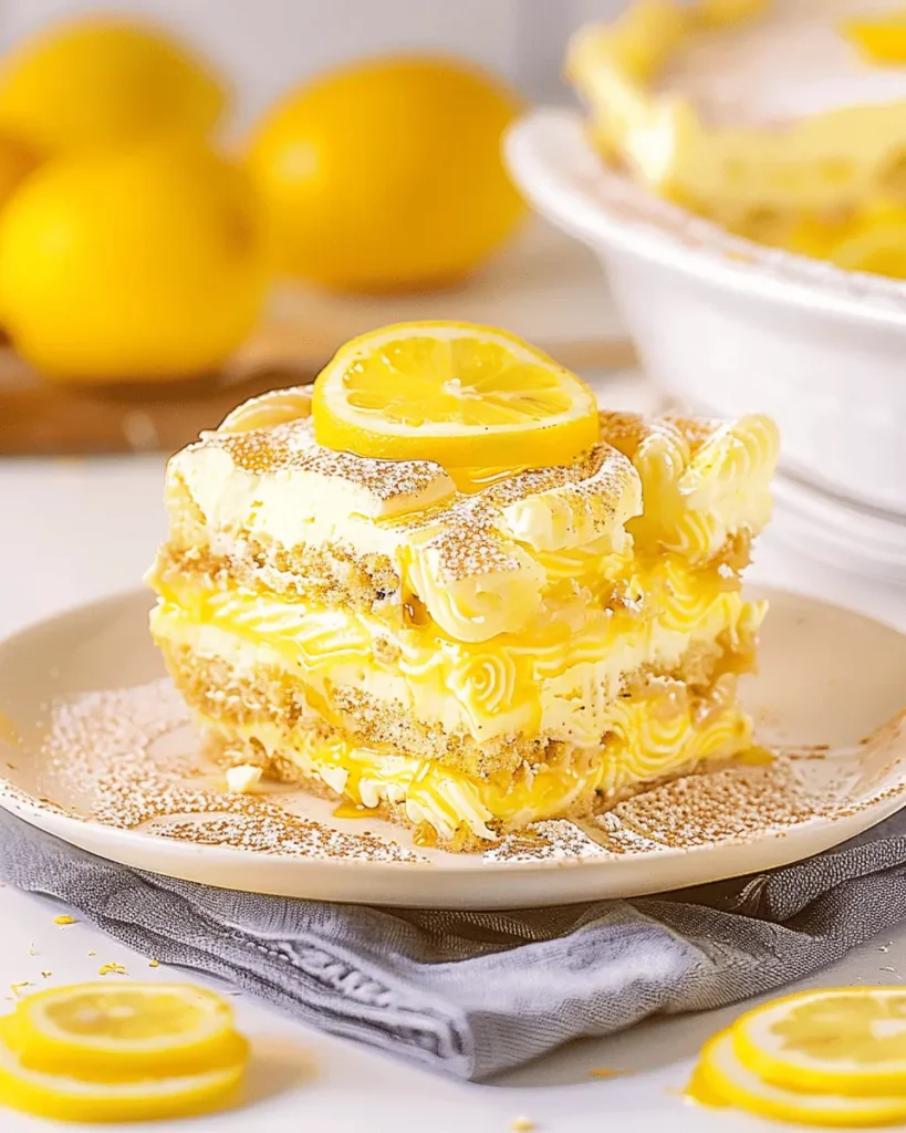 Lemon Tiramisu