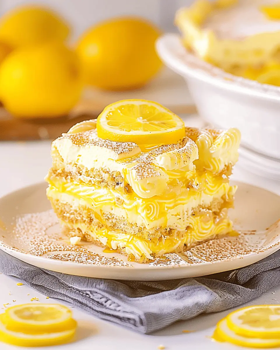 Lemon Tiramisu