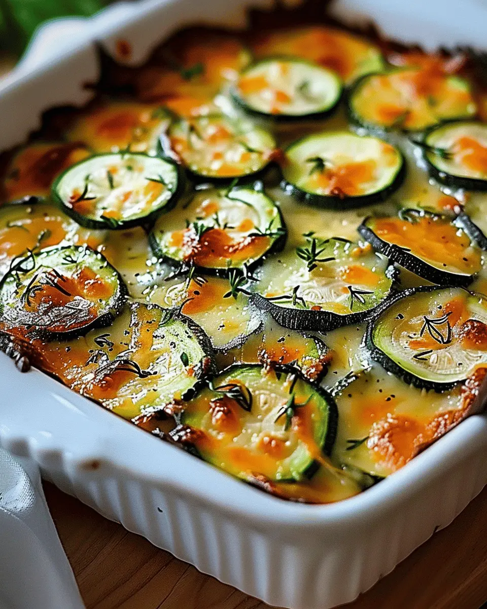 Oven Baked Zucchini and Cheese