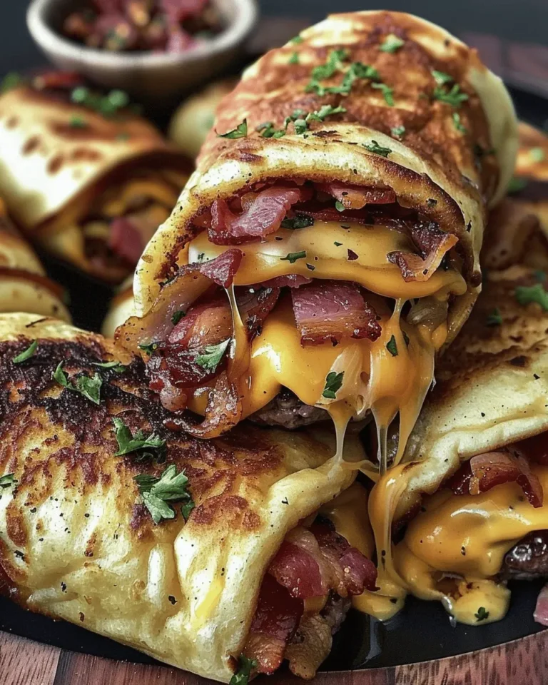 Garlic Butter Bacon Cheeseburger