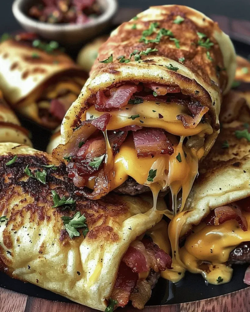 Garlic Butter Bacon Cheeseburger