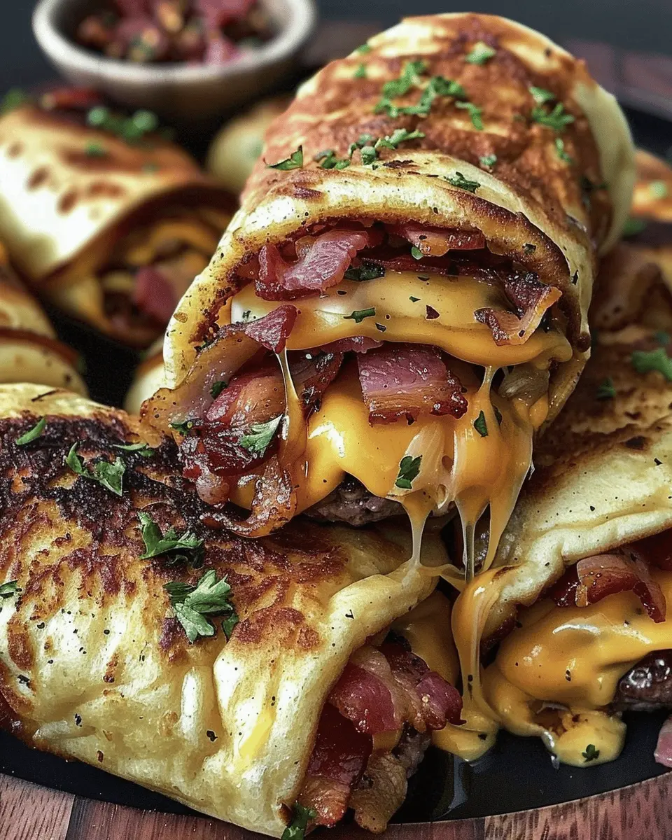Garlic Butter Bacon Cheeseburger
