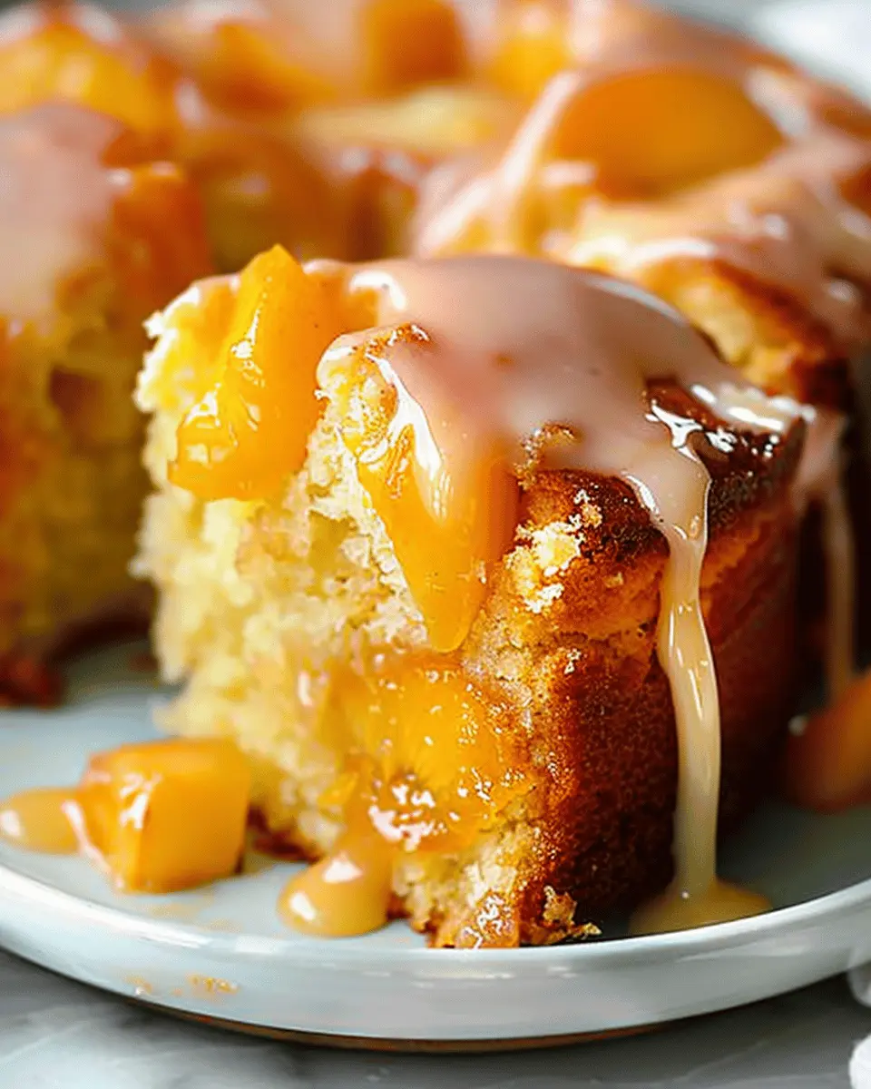Irresistible Summer Peach Cake