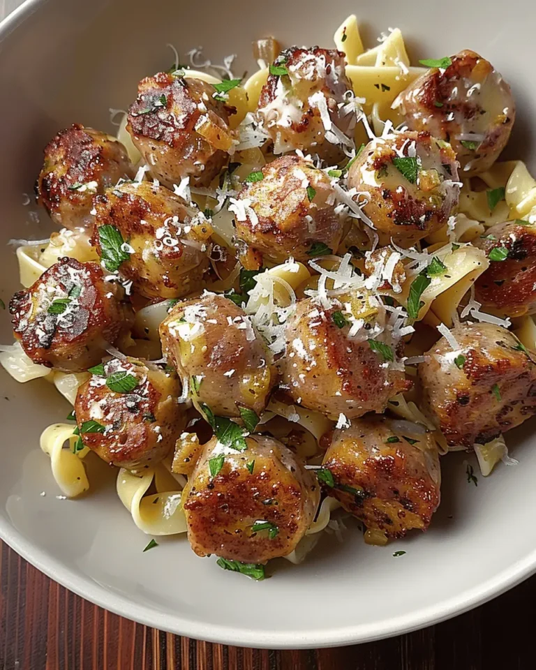Garlic Butter Sausage Bites