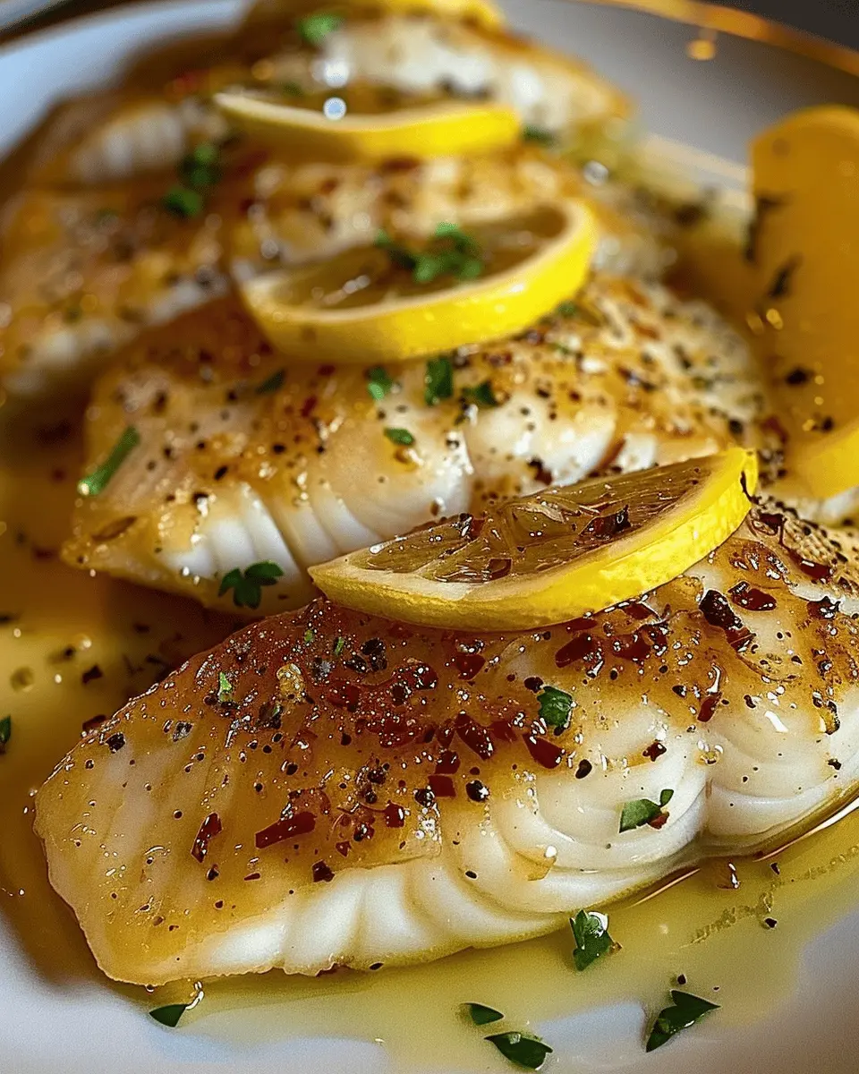 Zesty Lemon Butter Fish Fillet