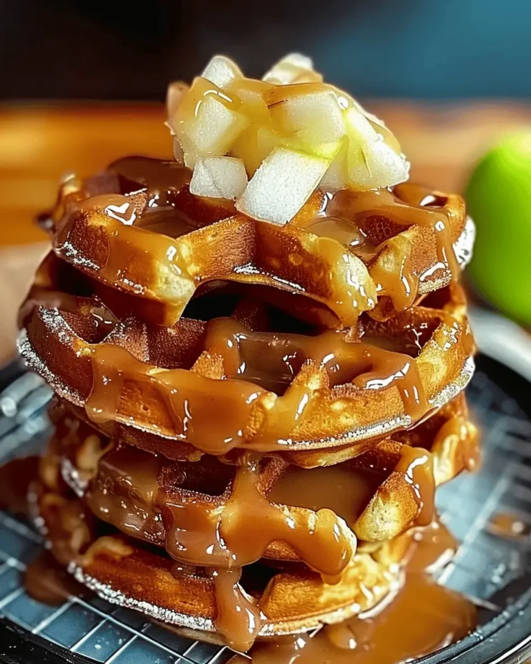 Apple Fritter Waffle Donuts