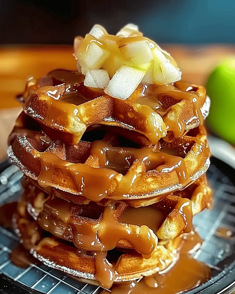 Apple Fritter Waffle Donuts