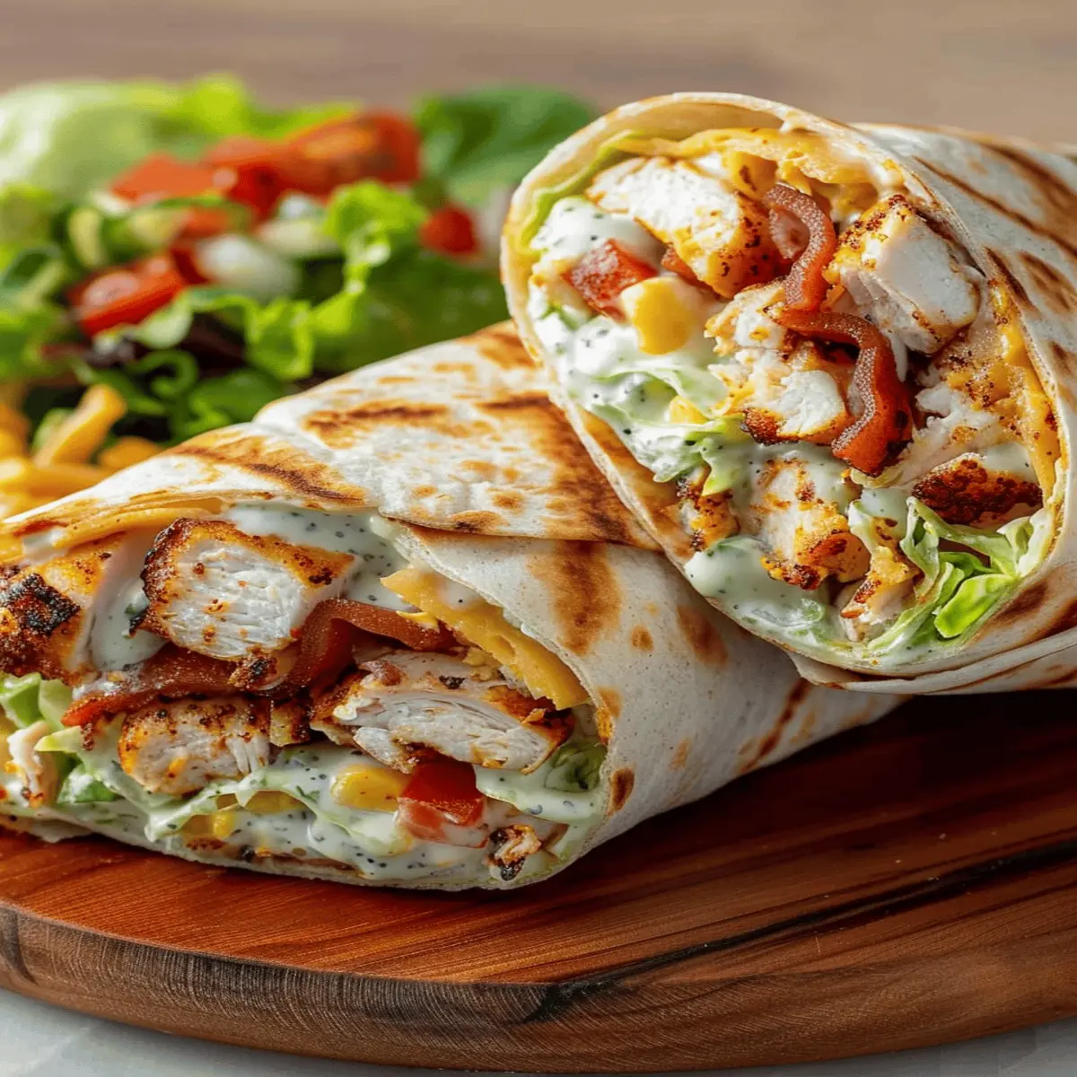 BLT Chicken Ranch Wrap