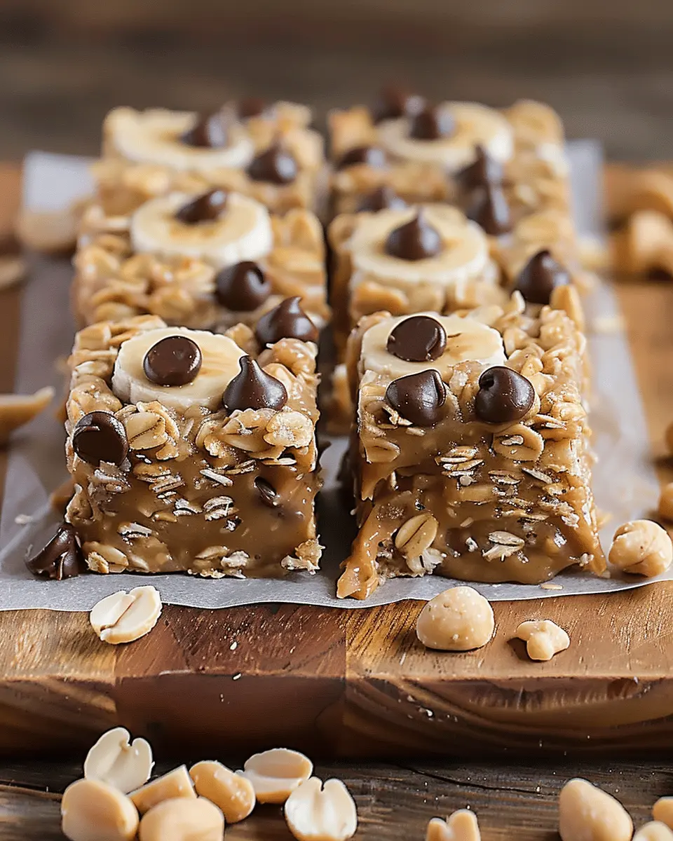 Banana Peanut Butter Oatmeal Bars