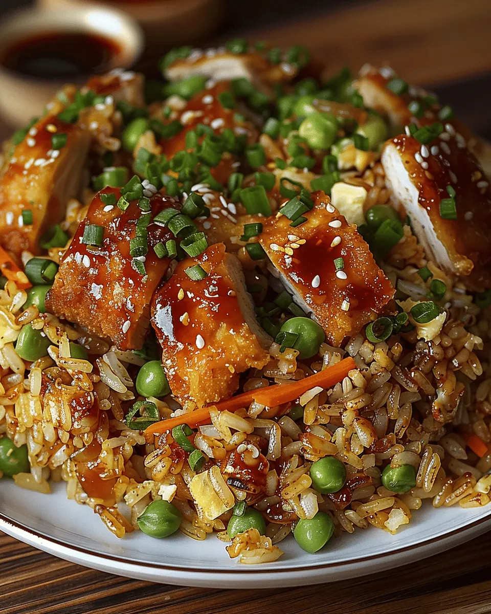 Bang Bang Chicken Fried Rice