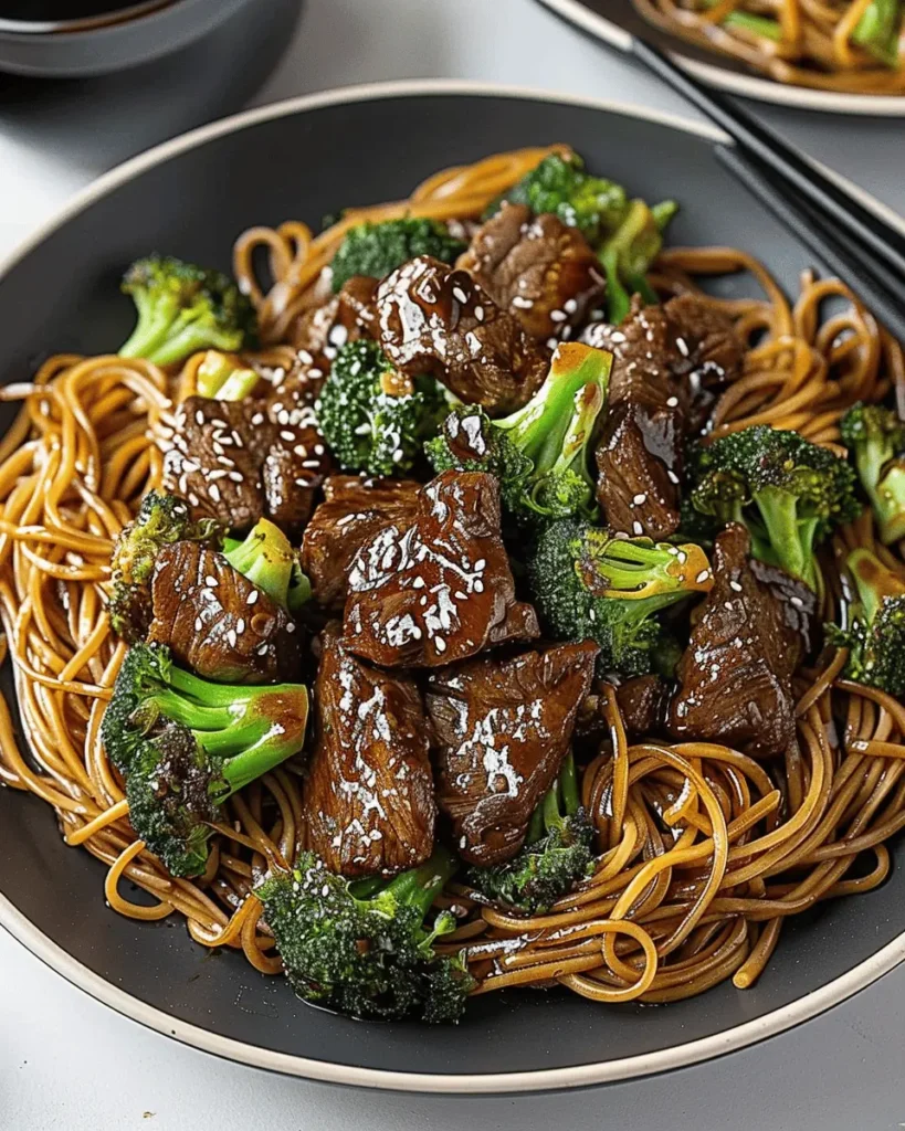 Beef and Broccoli Lo Mein