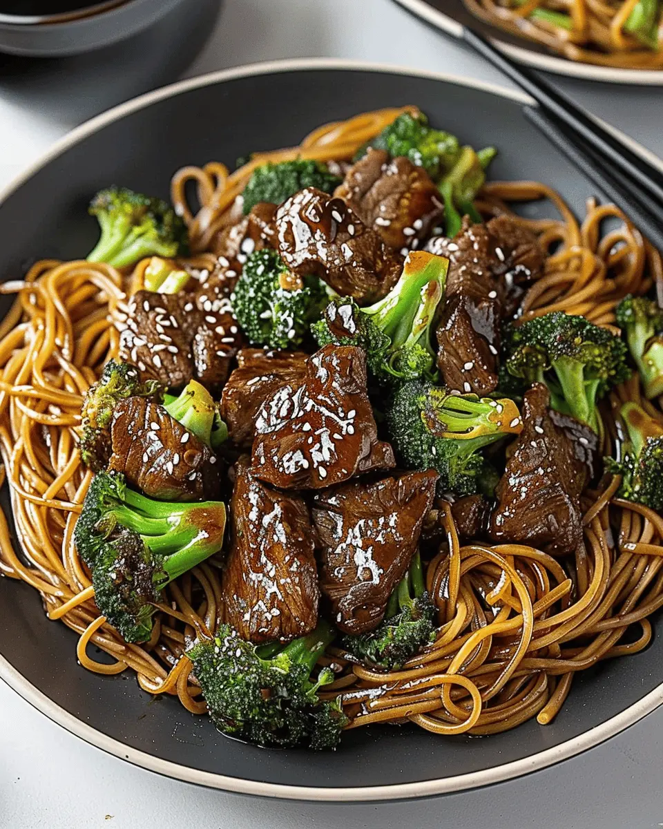 Beef and Broccoli Lo Mein