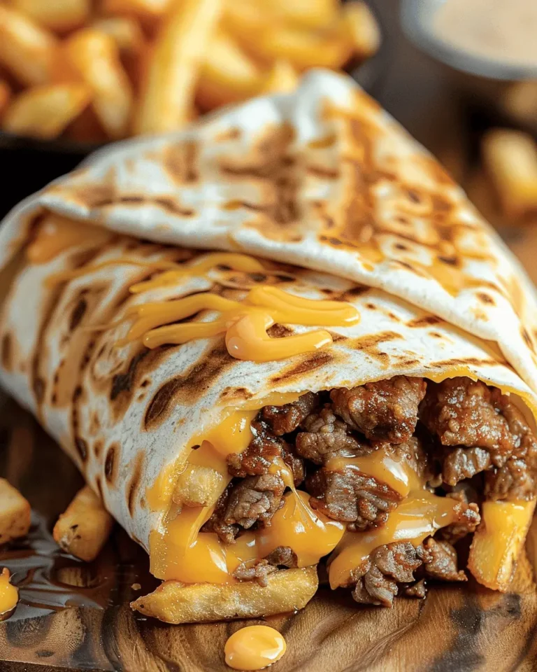 Beefy Cheesy Fries Burrito
