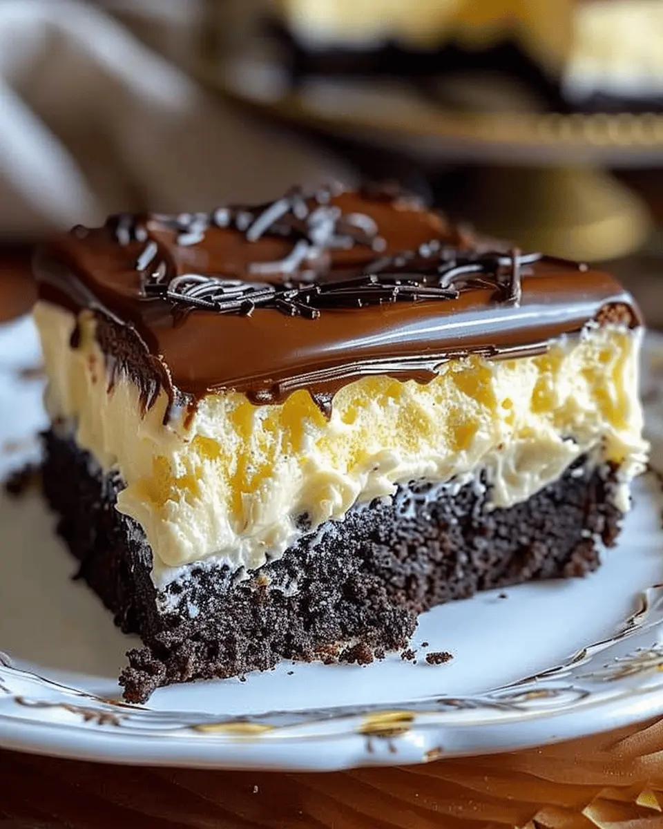Boston Cream Poke Cake Recipe