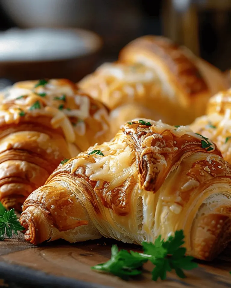 Cheesy Chicken Crescent Rolls