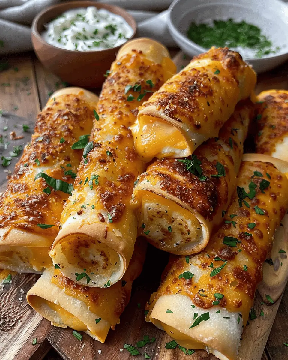 Cheesy Garlic Butter Rollups