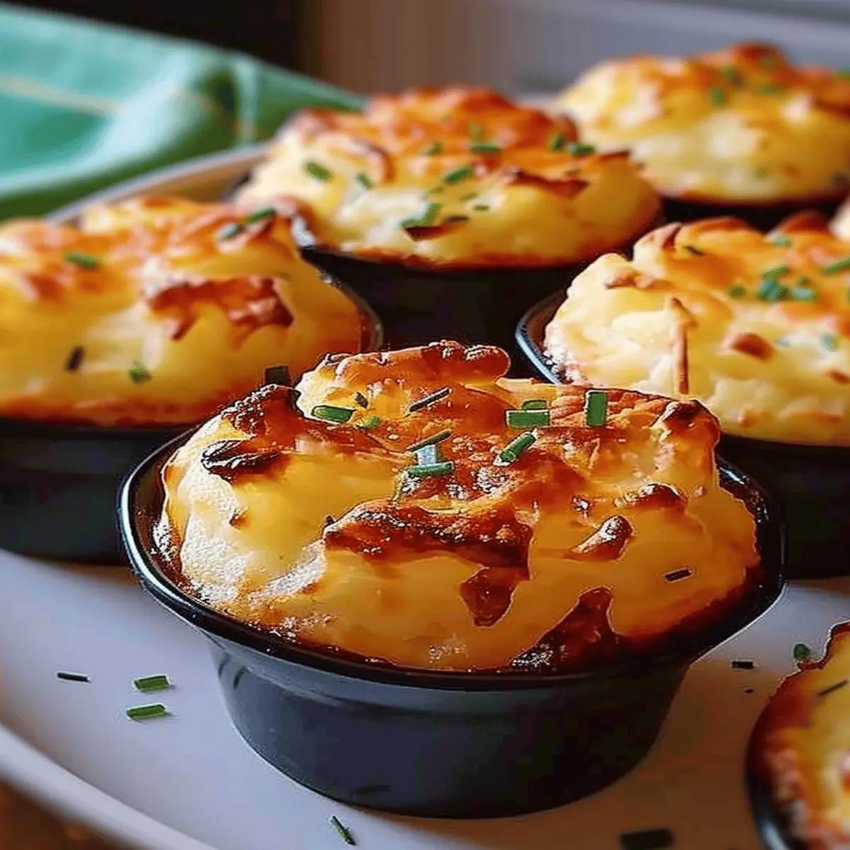Cheesy Mashed Potato Puffs Recipe