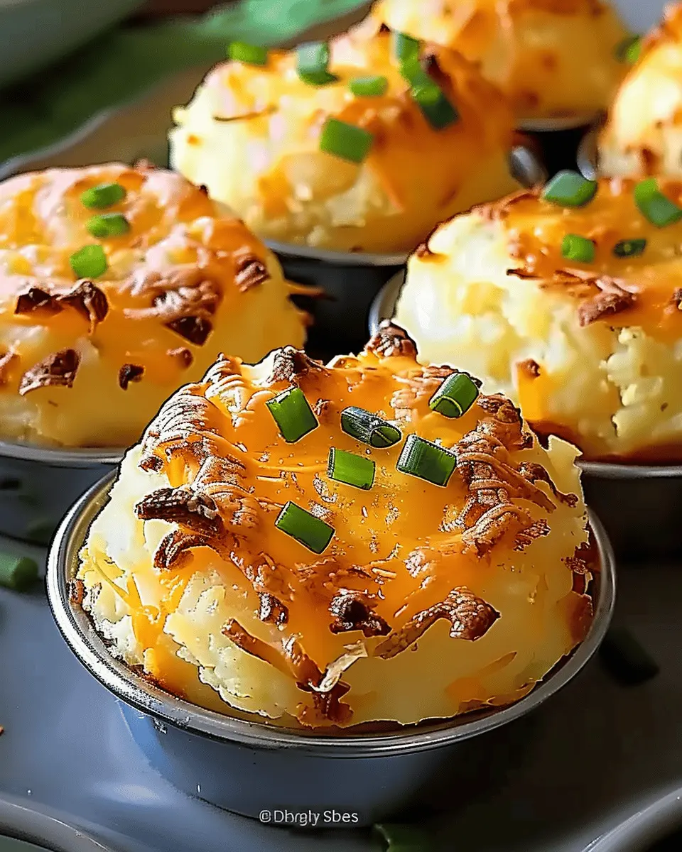 Cheesy Mashed Potato Puffs