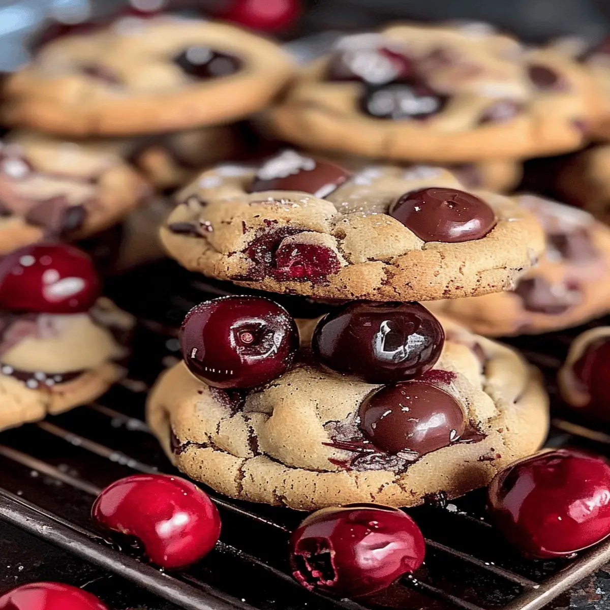 Cherry Chocolate Chewy Cookies