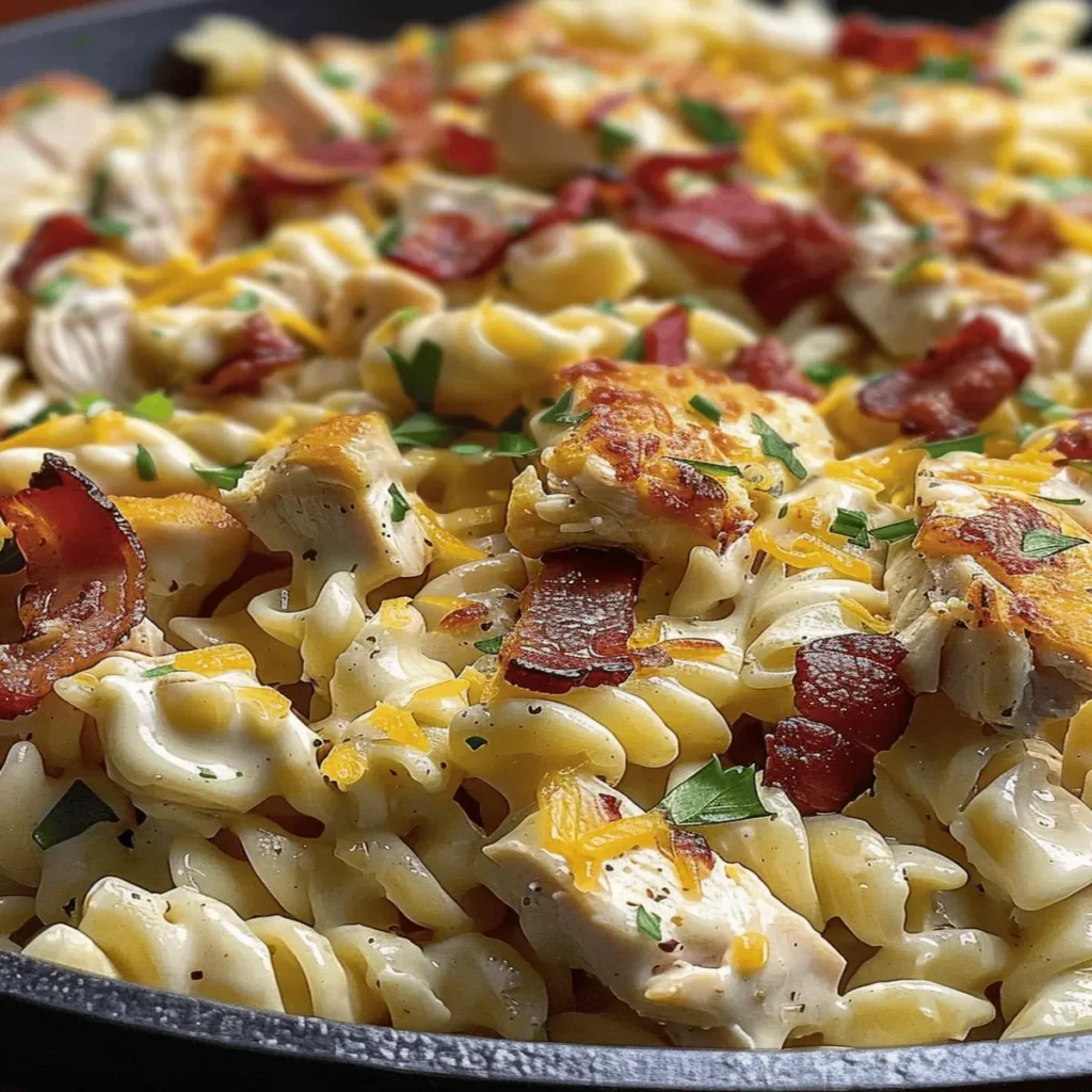 Chicken Bacon Ranch Pasta
