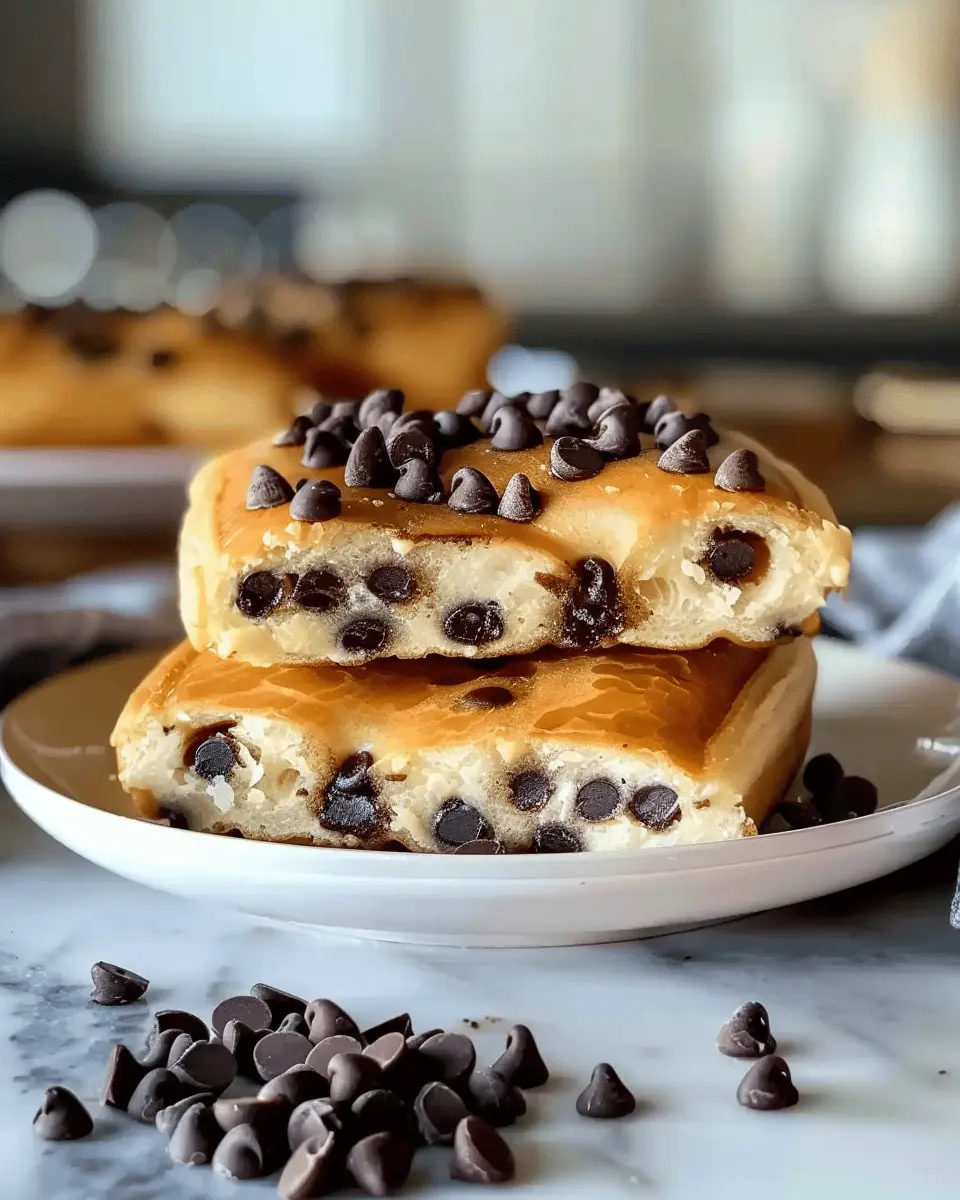 Chocolate Chip Vanilla Custard Brioches