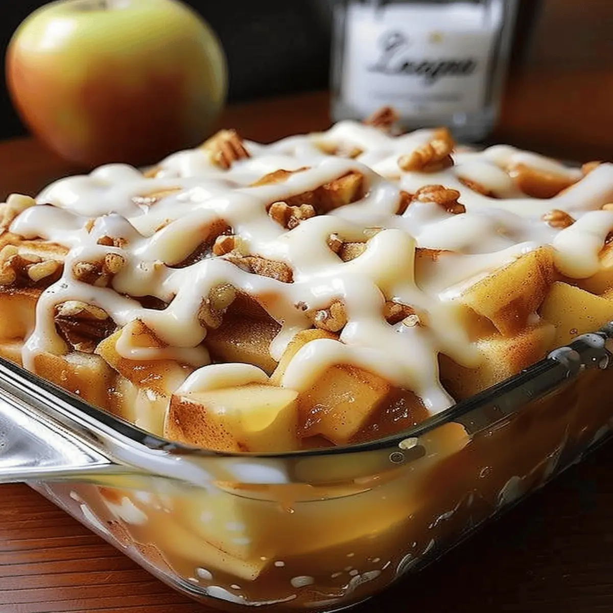 Cinnamon Roll Apple “Lasagna”