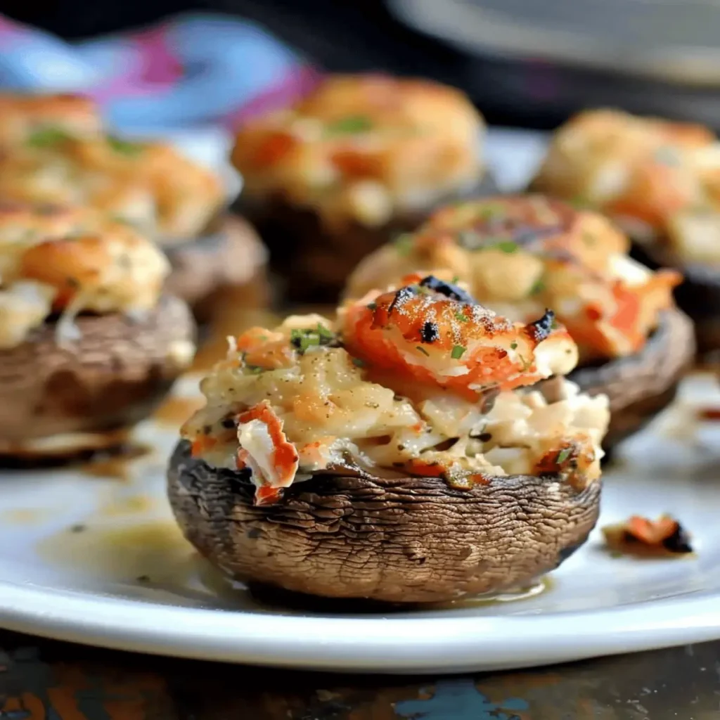 Crab Stuffed Mushrooms
