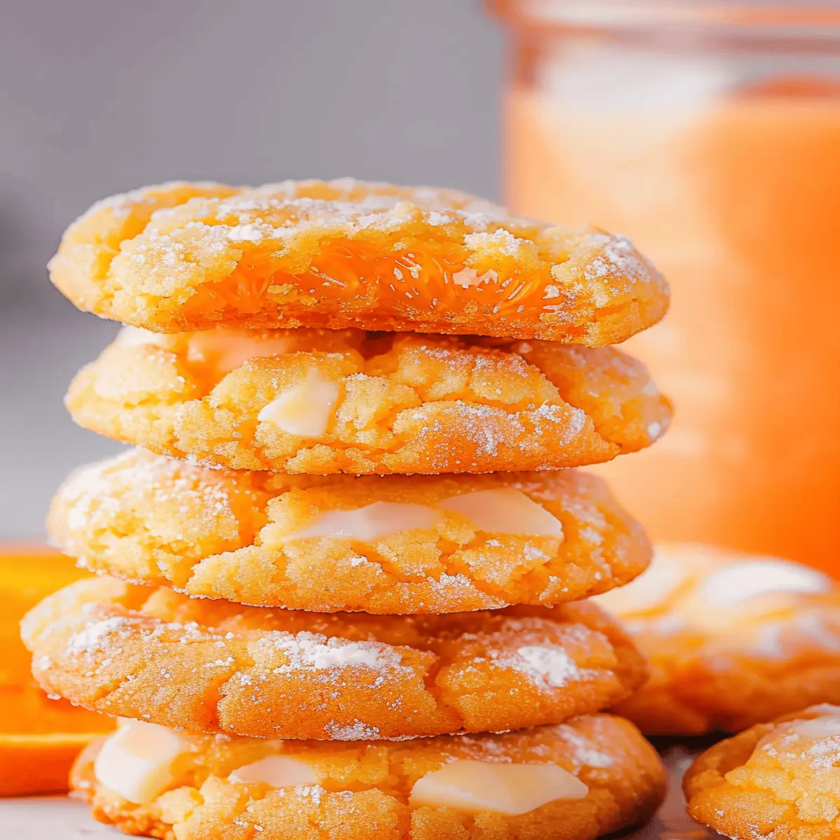 Creamsicle Orange Cookies