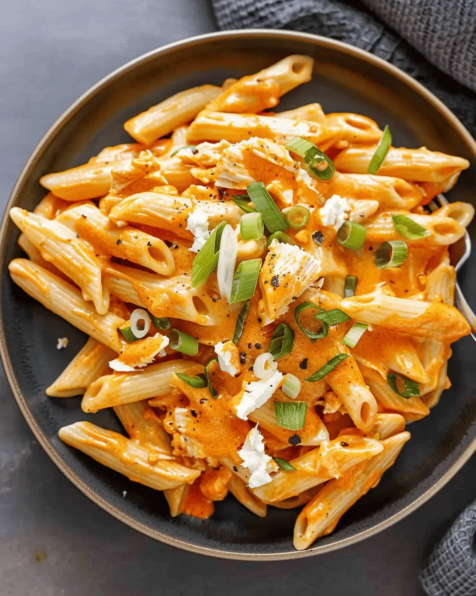 Creamy Buffalo Chicken Penne