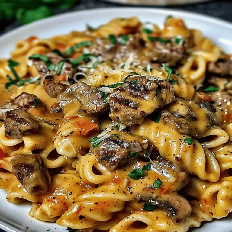 Creamy Paprika Steak Shells