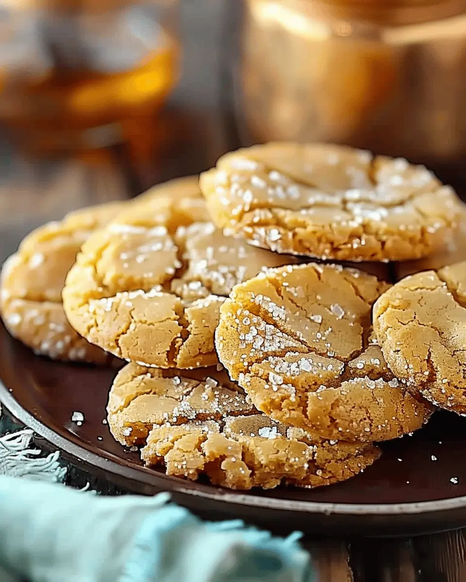 Crinkly Crackly Butter Toffee Sugar Cookies