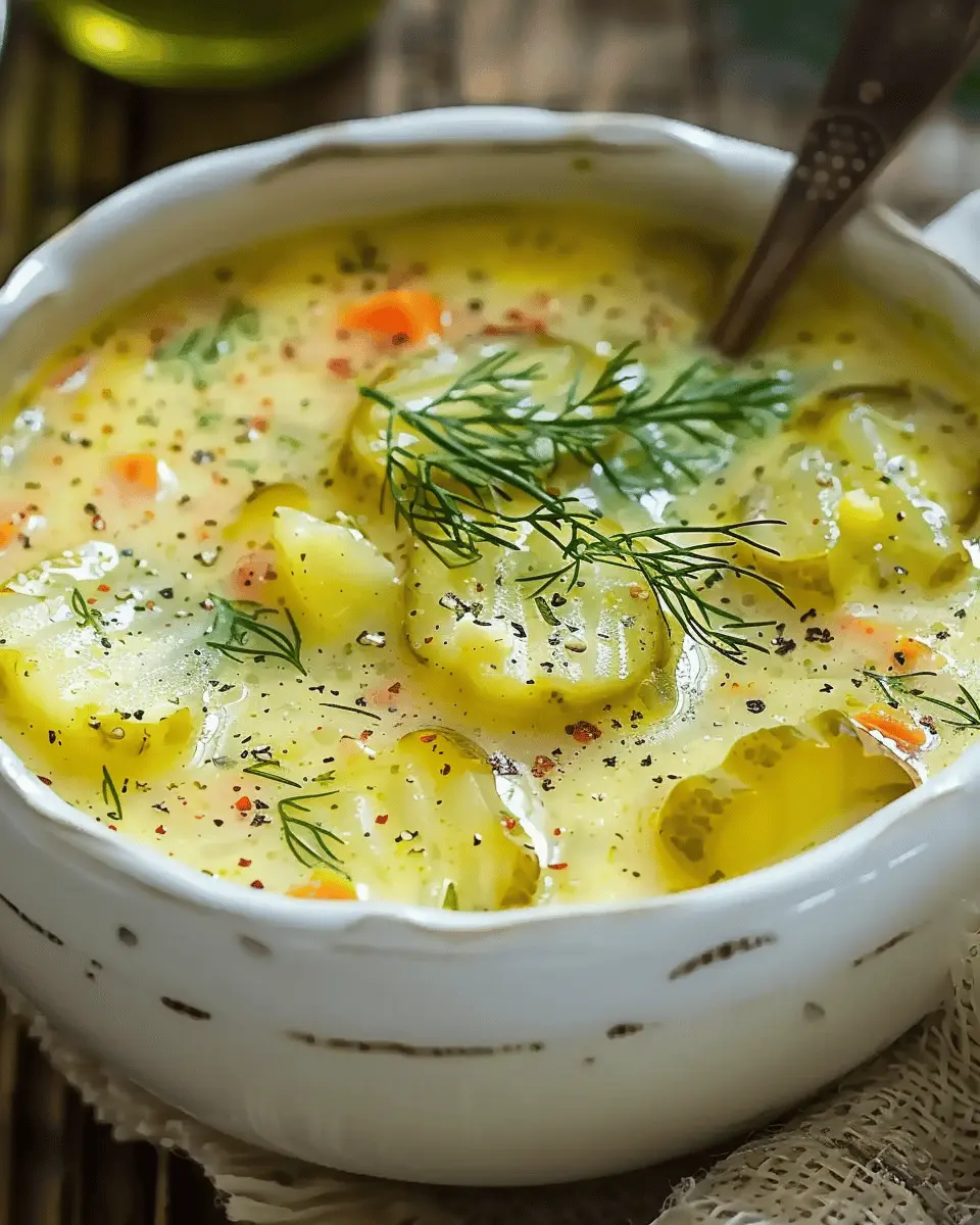 Dill Pickle Soup