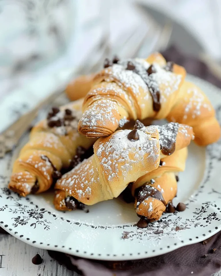 Easy Chocolate Crescents