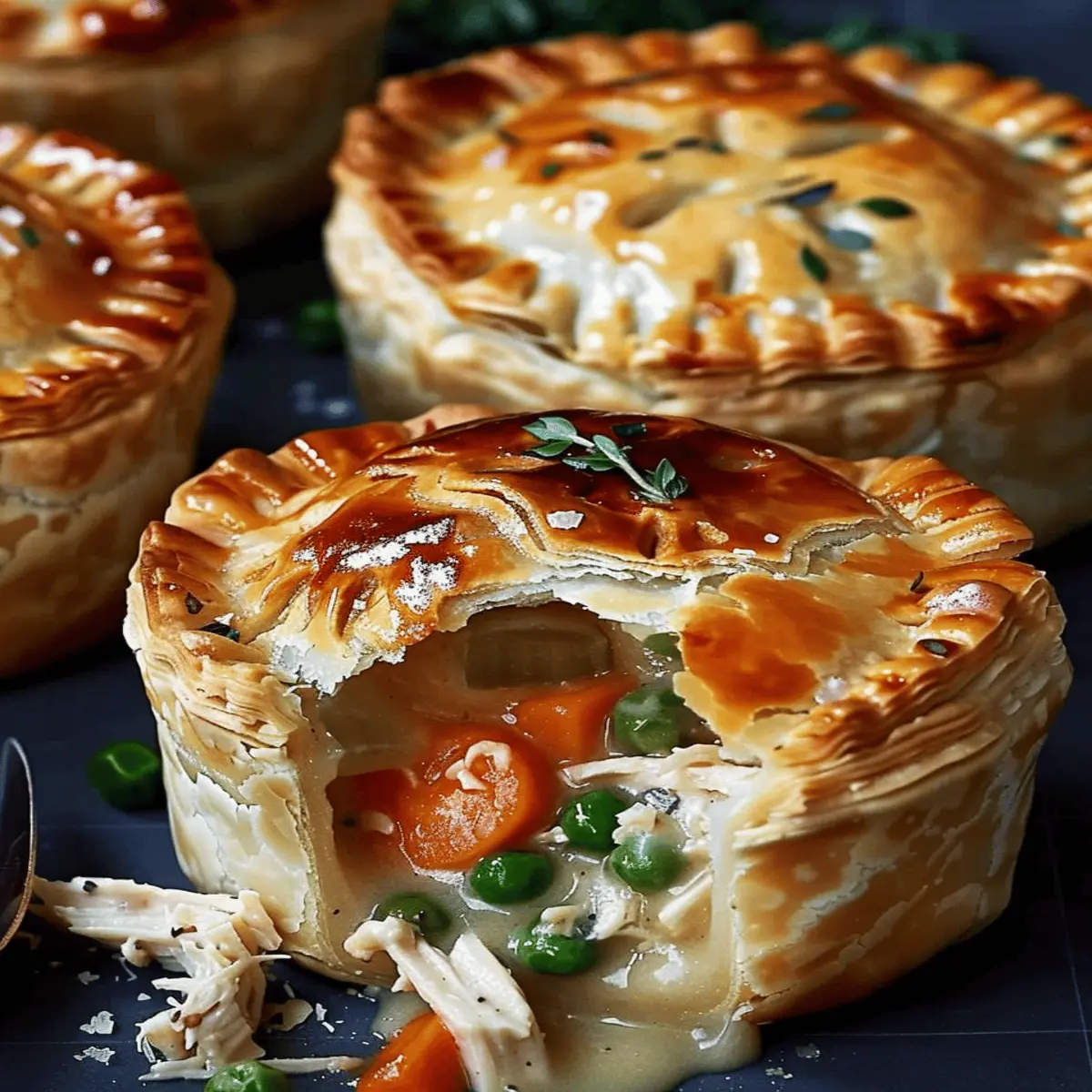 Easy Mini Chicken Pot Pies