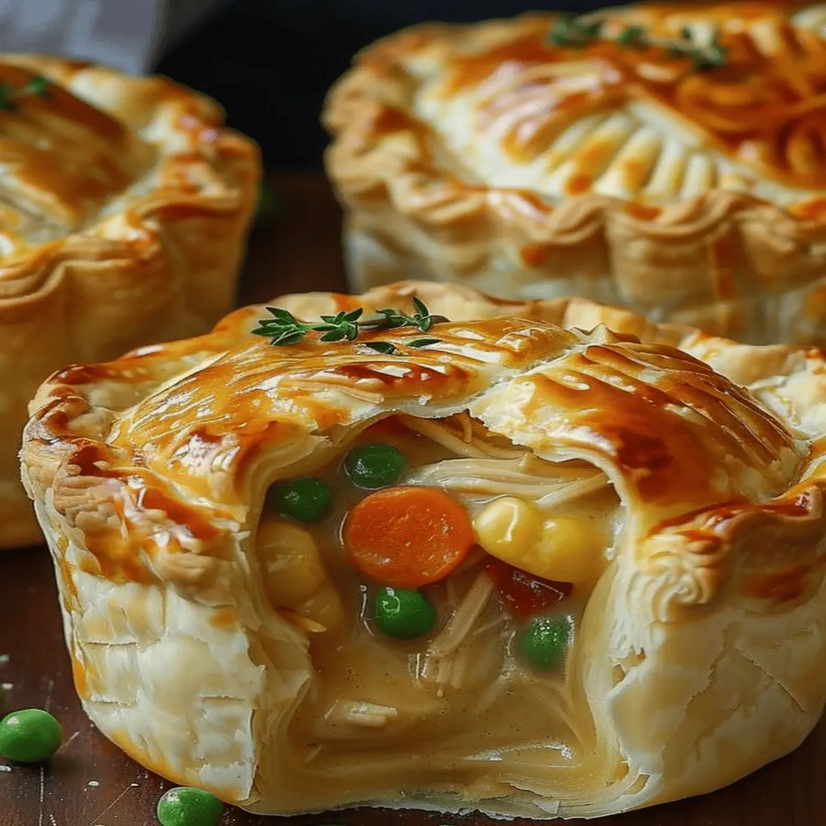 Easy Mini Chicken Pot Pies