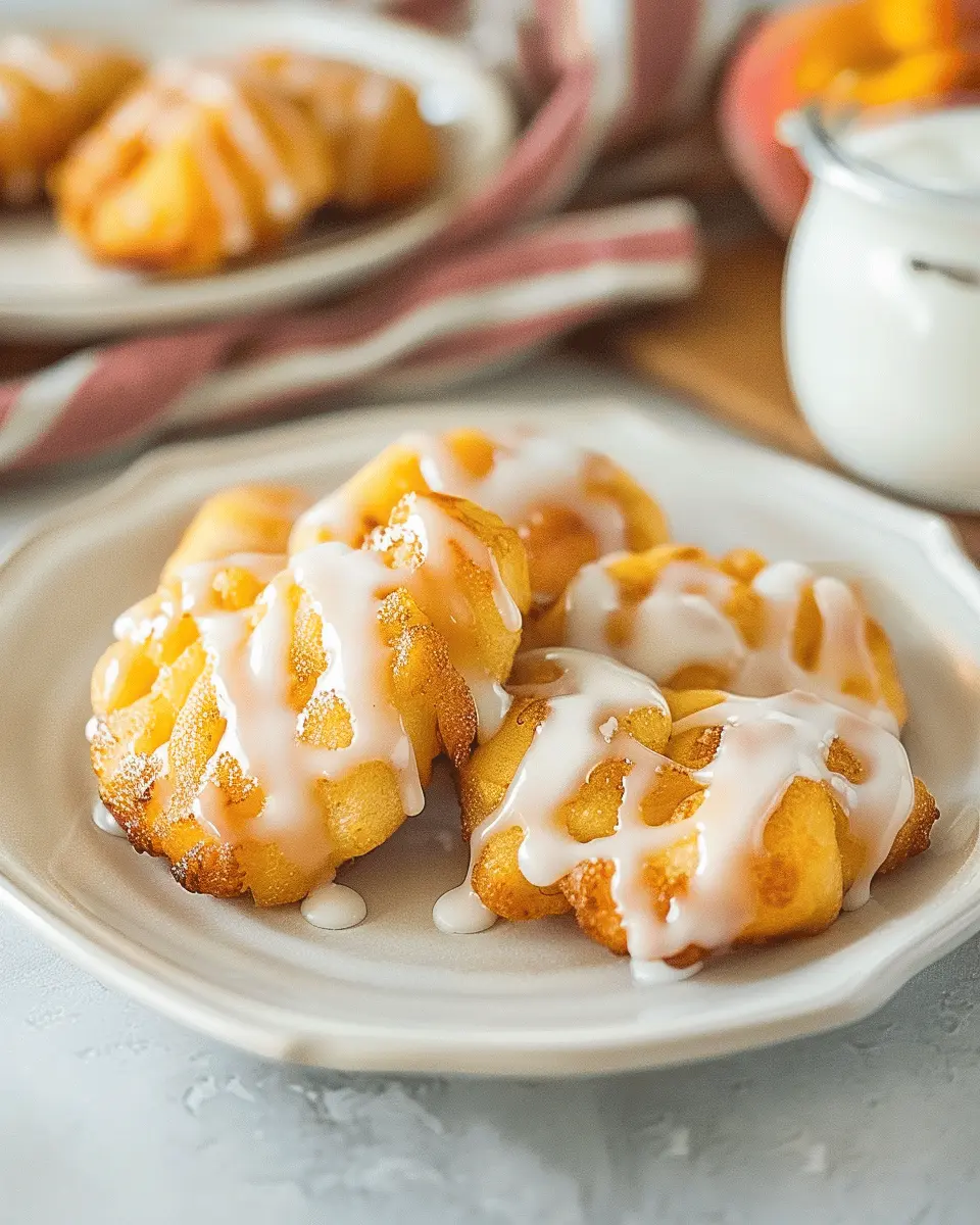 Fresh Peach Fritters