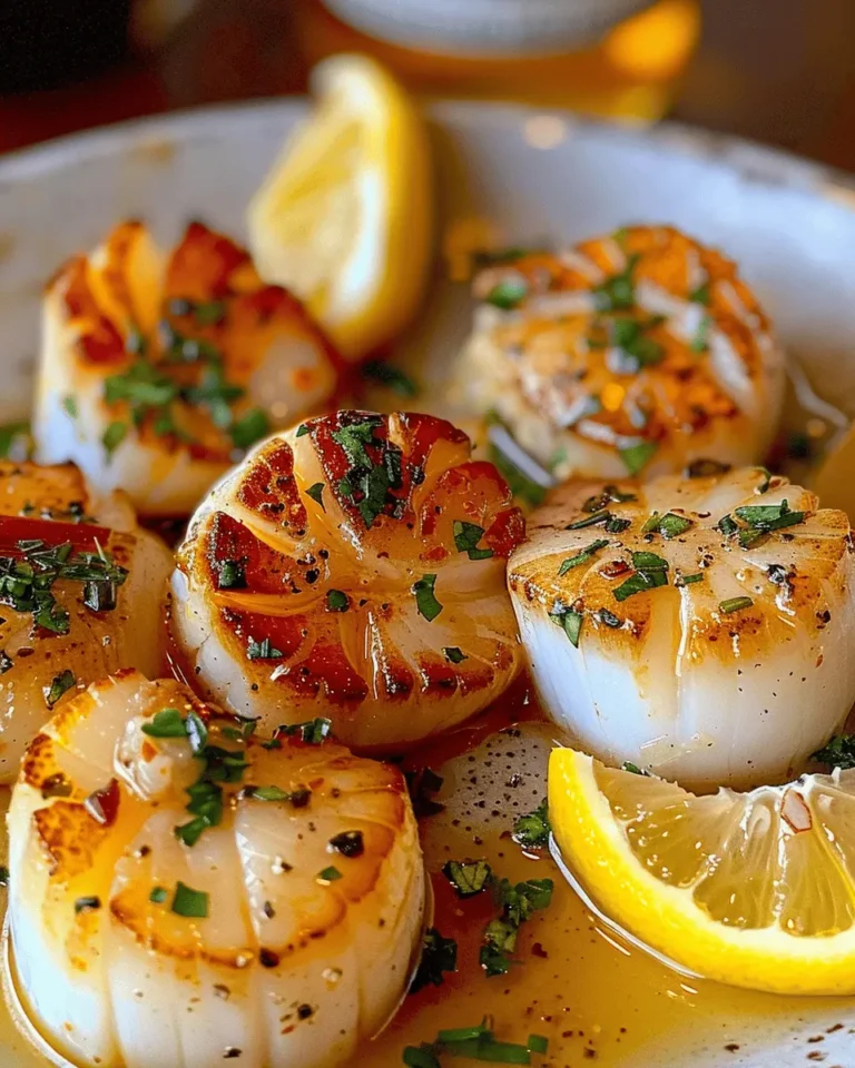 Garlic Butter Air Fryer Scallops