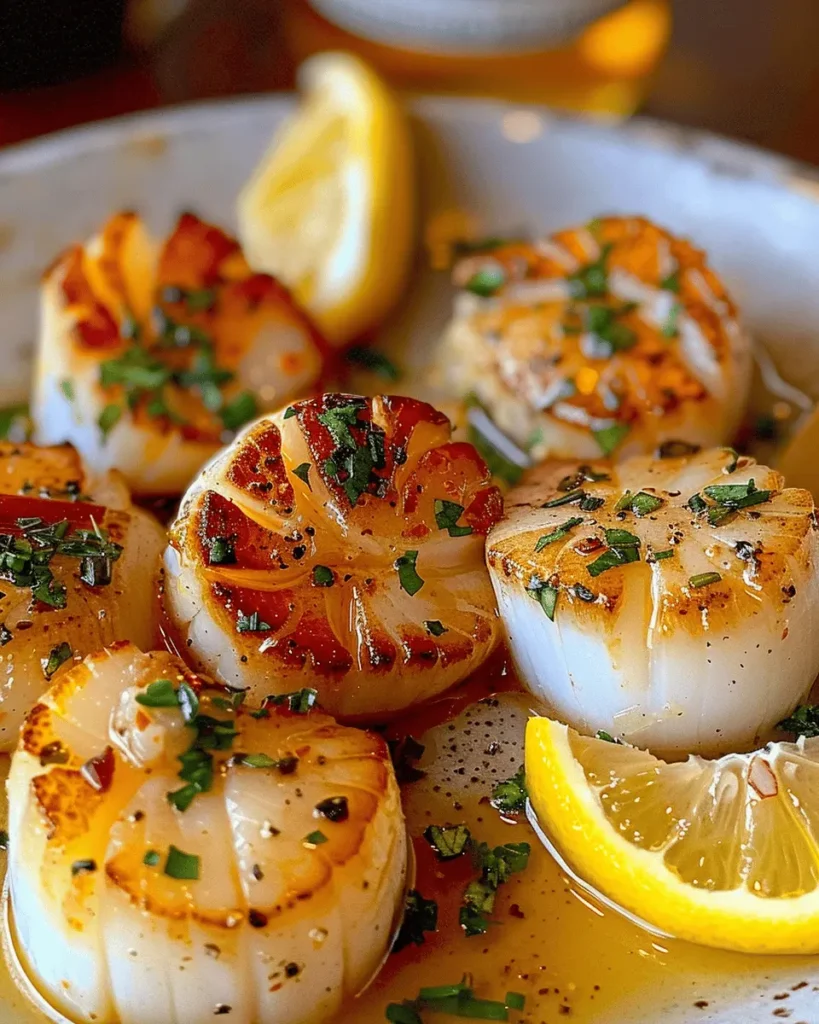 Garlic Butter Air Fryer Scallops