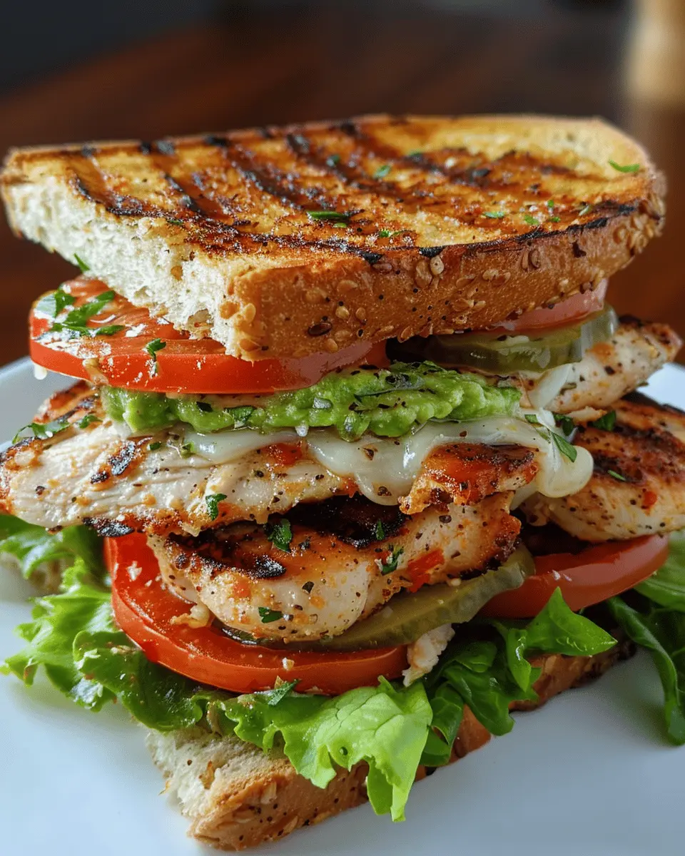 Garlic Butter Chicken Sandwich
