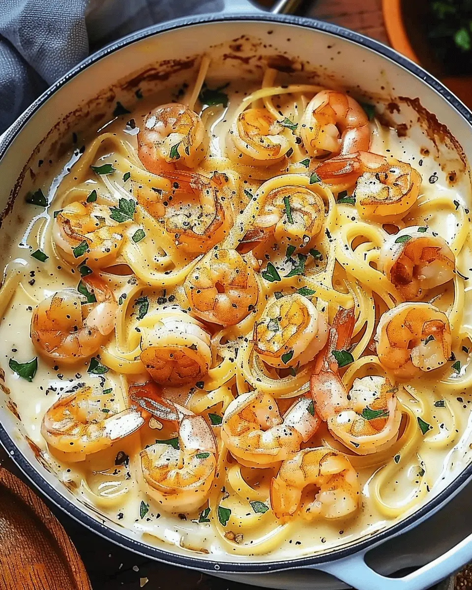 Garlic Butter Shrimp Pasta