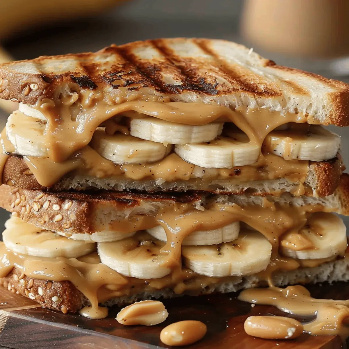 grilled peanut butter banana sandwich grilled peanut butter banana sandwich