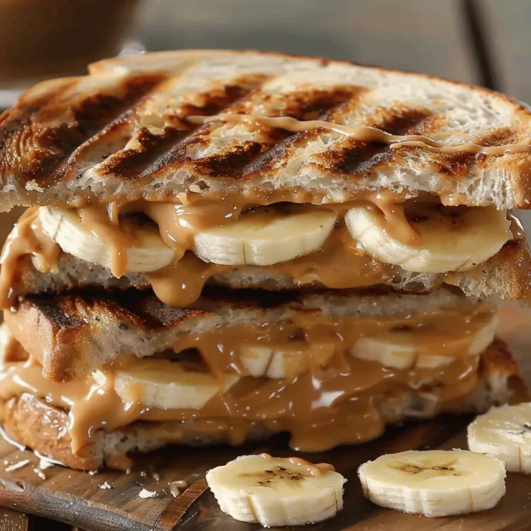 Grilled Peanut Butter Banana Sandwich
