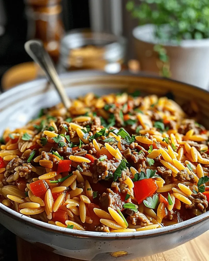 Ground Beef Orzo Recipe for Everyone